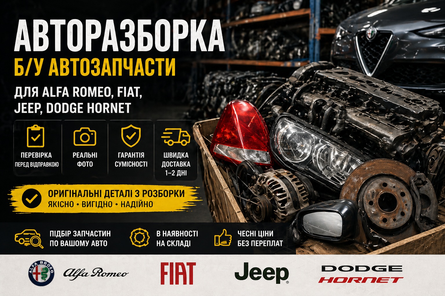 Авторозбирання італійських автомобілів